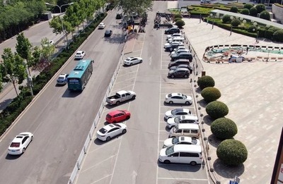 济南中海环宇城周边停车管理优化 新增300车位与保安服务升级